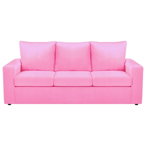 Bodevir - Sofa Kendy 3Cg Felpa 30 Rosado
