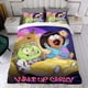 thumbnail image 4 of ¡Despierta, Carlo! Conjunto de sábanas temático, trío de piezas, cómodo y amigable con la piel, diseño único, regalo de decoración para el hogar para familiares, amigos y fans, 90 cm * 190 cm, 4 of 6