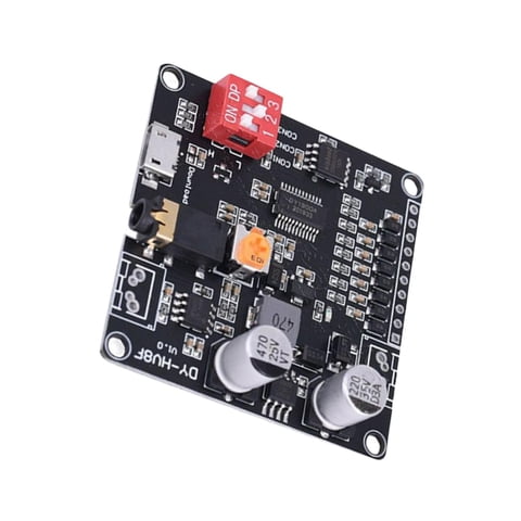 Magideal - Módulo De Reproducción De Voz Componentes Electrónicos, Módulo De Control De 10W 20W Licencia Amplificadora De Grabación 12V/24V Hv8F Sd Tf Licencia Decodif