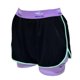 thumbnail image 1 of Pantalones cortos acolchados Rawxy extra grande negro/morado, 1 of 6