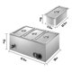 thumbnail image 3 of Chafer Electrico Buffet Baño Maria Bufetera 3 Depositos 5.5L, 3 of 10