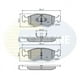 thumbnail image 1 of Pastillas Freno Para Auto Cbp0201, 1 of 3