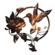 thumbnail image 1 of Pájaro Metal Pared Arte Decoración Jardín Estatuas Silueta Pared Esculturas Oro, 1 of 5