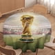 thumbnail image 4 of FIFA WORLD CUP Mantel Redondo con Estampado Icónico de Temática, Se Adapta a la Mayoría de Mesas, Fácil de Cuidar, Regalo Perfecto para Aficionados, Amigos y Familia.180cm, 4 of 6