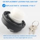 thumbnail image 2 of Tapa de combustible con cerradura, reemplazo de tapa de combustible con cerradura 05278655AB, 5278655AB, compatible con Chrysler, Dodge, Jeep, Ram, Challenger, Grand Caravan, Ram 1500, Grand Cherokee,, 2 of 7