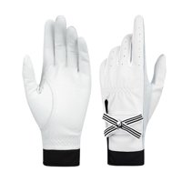 Magideal - 1 Par De Guantes Para Golf Para Mujer, Guantes De Práctica De Material Cuero Antideslizantes Resistentes Al , Guantes Deportivos Ajustables Para Niñas Y 18 Yardas