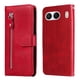 thumbnail image 2 of Funda con Cremallera para OnePlus Nord 4 5G, Carcasa Cartera de Cuero PU con Soporte y Tarjetero, 2 of 6