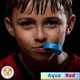 thumbnail image 5 of Protector bucal Oral Mart juvenil Aqua/rojo para deportes, 5 of 7