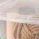 thumbnail image 5 of Caja de almacenamiento IRIS USA de 17 cuartos de galón de plástico transparente sin BPA, paquete de 12, 5 of 9