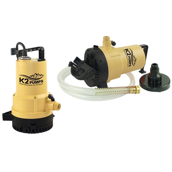 Bomba K2 Pumps UTM02501K 1/4HP Duo termoplástico 2 en 1