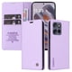 thumbnail image 3 of Funda Billetera de Cuero para Motorola Edge 50 Neo con Tarjetero y Soporte - Tapa Magnética Morado, 3 of 6