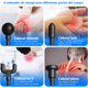 thumbnail image 5 of Mini Pistola Masaje Muscular Fascial Portátil 4 En 1, 5 of 6