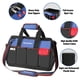 thumbnail image 3 of Bolsa de herramientas WORKPRO impermeable de 18 pulgadas con 20 bolsillos y correa, 3 of 9