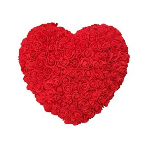 Bothyi - Corazón Rosa Flor Creativa Flores Preservadas Para Mujer Novia Esposa Regalo Rojo