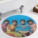 thumbnail image 5 of Los Beatles Alfombra Redonda de Felpa Coral, Antideslizante, No Desprende Pelusas, Lavable y Duradera para Salón, Dormitorio y Habitación de Niños 60cm, 5 of 6