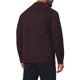 thumbnail image 3 of Chaqueta de punto con cremallera y forro polar grueso de invierno para hombre, cuello alto, L Burdeos, 3 of 6