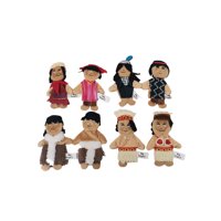 Seigard - Set 8 Títeres De Dedos Etnias De Chile