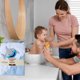 thumbnail image 2 of Toalla De Baño Con Capucha + Guante Suave Bebe Lau, 2 of 3