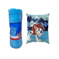 Genérico - Pack Manta Infantil + Cojín Niño Diseño Animado 19O3