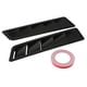 thumbnail image 1 of 2x Capó Universal Para Capó De Coche Rejilla De Ventilación Panel De Refrigeración Embellecedor ABS Negro Mate, 1 of 5