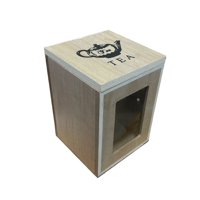 Oem - Caja De Té Mediana De Madera 1 Espacios