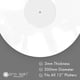 thumbnail image 3 of Tapete giratorio PRO SPIN de acrílico blanco para 12 discos de vinilo, 3 of 9