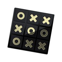 Bothyi - Acrílico Tic Tac Toe Brain Teaser Decorativo Para Niños Familias Regalos Negro