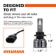 thumbnail image 4 of Bombilla LED SYLVANIA 9006 6000K Blanco Frío Ultra, 4 of 9