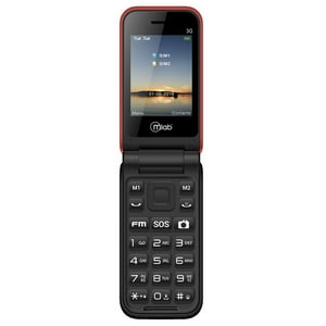 Mlab - Telefono Senior Shell Sos 3G-Rojo