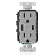 thumbnail image 1 of Cargador de pared USB Leviton tipo A y tipo C T5633-GY gris, 1 of 4