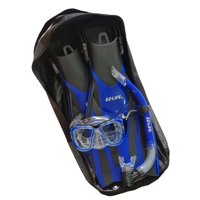 Ez-Life - Mascara+Snorkel+Altas Xm-Xl Azul Set 6248