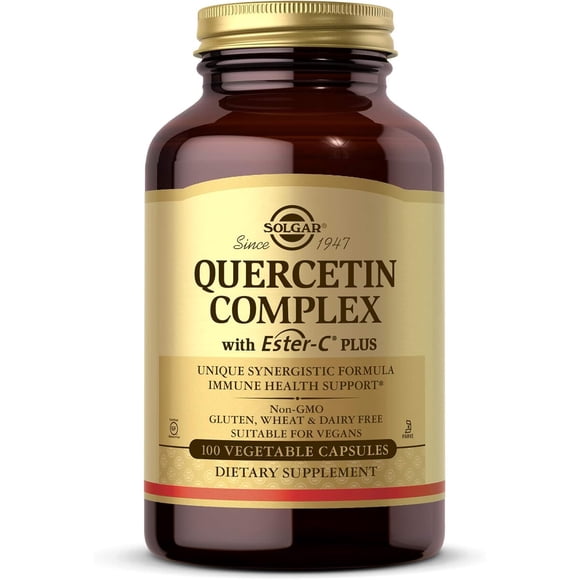 Fórmula de Cuidado Diario Solgar Quercetin Complex 100 Unidades