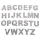 thumbnail image 4 of Parches De Letras Para Planchar, Apliques Del Alfabeto Para Accesorios De Bricolaje, Chaquetas Plateadas, 4 of 5