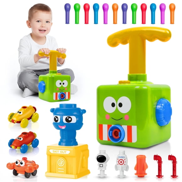 Set de juguete PATHOSIO PETS Auto impulsado por globos con bomba