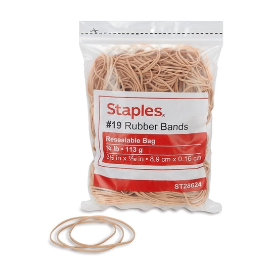Bandas Elásticas Staples Economy #19 113 G (410 Bandas)