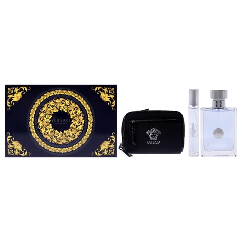 Set De Regalo Versace Pour Homme Edt 100Ml + Edt 10Ml + Cartera Hombre