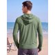 thumbnail image 3 of INSPIRE CHIC Chaqueta con Capucha de Protección Solar para Pesca al Aire Libre para Hombre, Ligera, con Cremallera, Talla S, Verde Oliva, 3 of 5