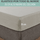 thumbnail image 3 of Juego sabanas Casatua 2 plazas gris liso, 3 of 3