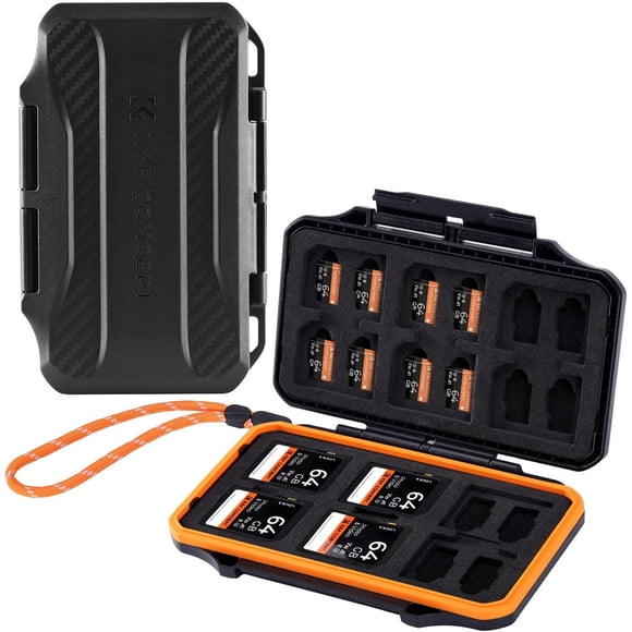 KF Concept Estuche para 36 tarjetas de memoria SD y Micro SD