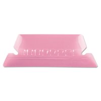 Pestañas Para Carpetas Colgantes Pendaflex 5 Posiciones 5 Cm Rosa Transparente 25 Piezas
