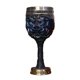 thumbnail image 5 of Copa Medieval Vintage Hecha A Mano, Regalo De Boda, Vaso Para Beber Con Patrón De Dragón Azul, 5 of 5