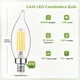 thumbnail image 2 of Bombilla LED Sigalux E12 5W 5000K Regulable (12 unidades), 2 of 7