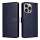 thumbnail image 1 of Funda Cartera para iPhone 15 Pro Max con Tarjetero, Soporte y Cordón - Protección Azul, 1 of 6