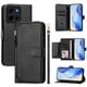 thumbnail image 1 of Funda Billetera Cremallera para Motorola MOTO G 2025 5G con Porta Tarjetas, Soporte y Correa Negro, 1 of 5