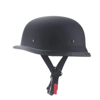 Ioensy - Casco De Motocicleta Cómodo Para Bicicleta, Scooter, Patinaje, Color Negro Mate