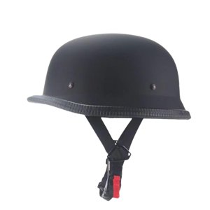 Ioensy - Casco De Motocicleta Cómodo Para Bicicleta, Scooter, Patinaje, Color Negro Mate