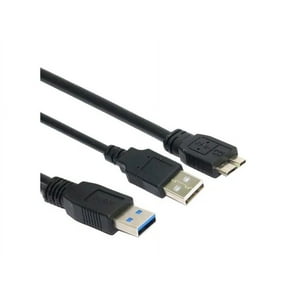 Genérico - Cable Tipo Usb 3.0-M A Note 3 Doble Usb 1M