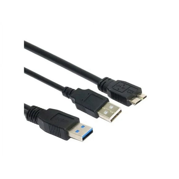 Cable Tipo Usb 3.0-m A Note 3 Doble Usb 1m