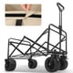 thumbnail image 2 of Carro Plegable PWRFitness Beige con Ruedas Gruesas para Playa, Camping y Picnic, 2 of 3