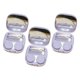 thumbnail image 1 of Paquete De 3 Estuches Compactos Para Lentes De Contacto Con Espejo Durable Conveniente Peque?o Púrpura, 1 of 5